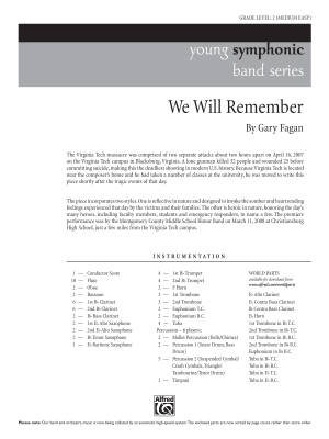 We Will Remember - Fagan - Concert Band - Gr. 2