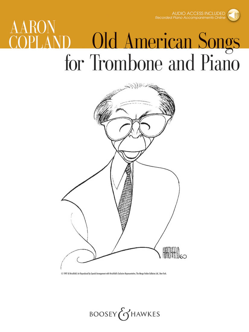 Old American Songs - Copland - Trombone/Piano - Book/Audio Online