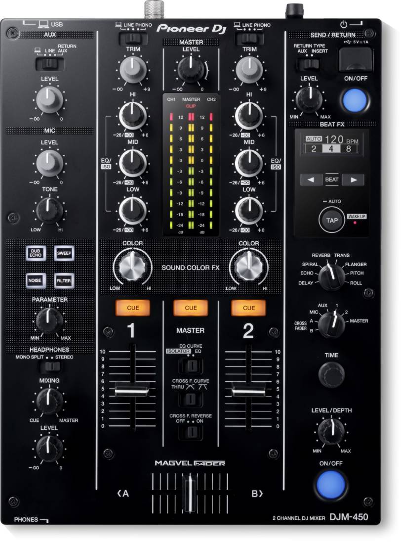 DJM-450 2-Channel DJ Mixer