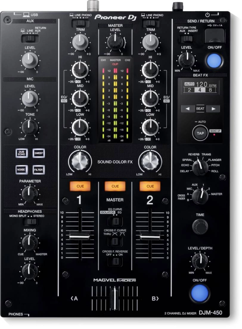 DJM-450 2-Channel DJ Mixer