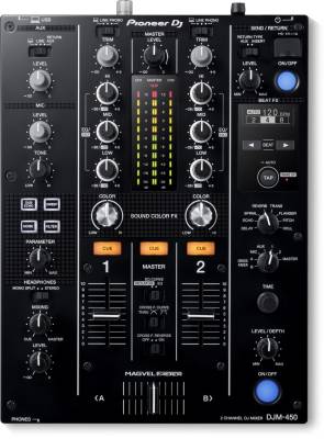 Pioneer DJ - DJM-450 2-Channel DJ Mixer