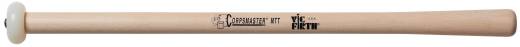 Vic Firth - Corpsmaster Multi-Tenor Mallet - Extra-Hard, Tapered Hickory Shaft