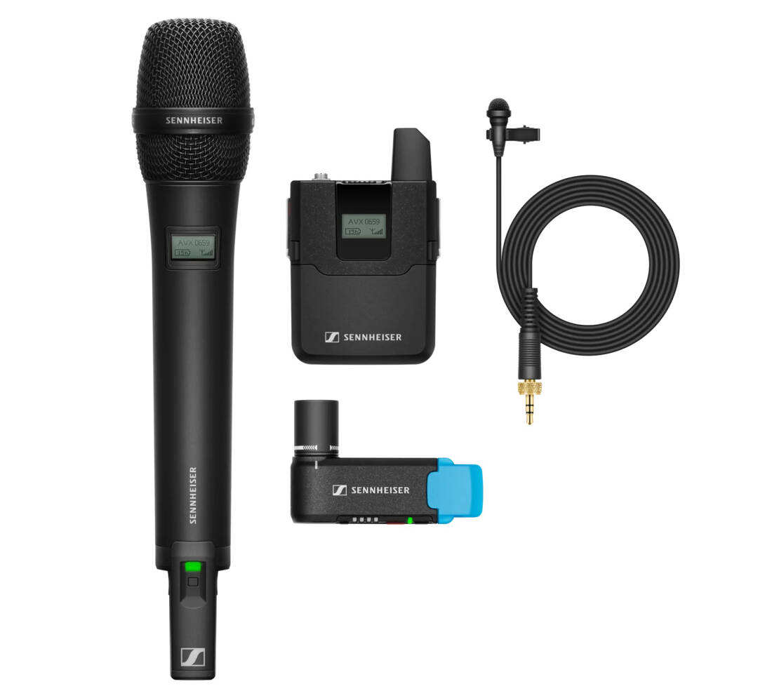 AVX-Combo Set - Camera System w/Handheld & Lavalier Microphones