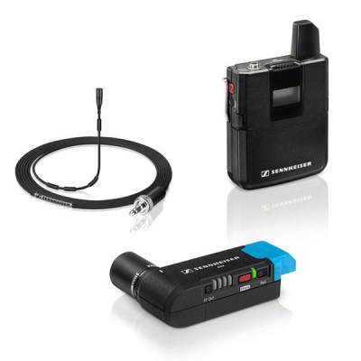 Sennheiser - AVX-MKE2 SET-4-US - Camera System w/Clip-On Microphone & EKP Receiver