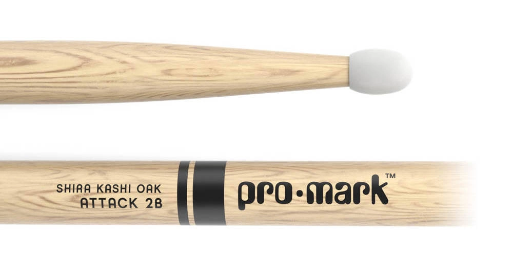 Shira Kashi Oak 2B Nylon Tip Drumstick