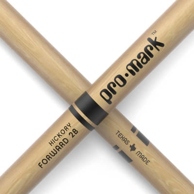 Hickory 2B Nylon Tip Drumstick