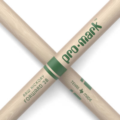 Hickory 2B \'\'The Natural\'\' Nylon Tip Drumstick