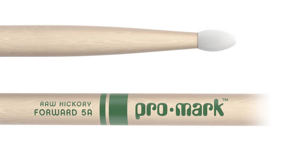 Hickory 5A \'\'The Natural\'\' Nylon Tip Drumstick