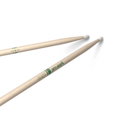 Hickory 5B \'\'The Natural\'\' Nylon Tip Drumstick