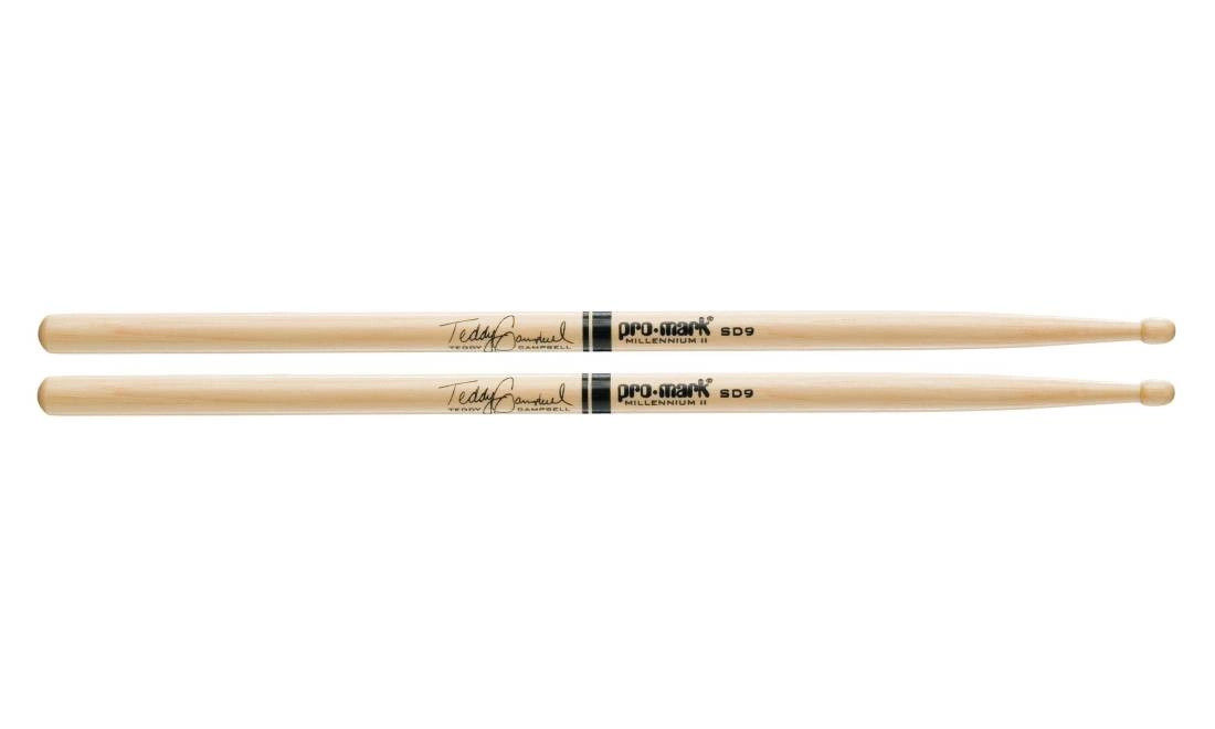 Hickory SD9 Wood Tip Teddy Campbell Drumstick