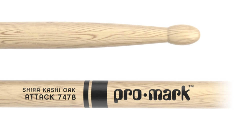 Shira Kashi Oak 747B \'\'Super Rock\'\' Wood Tip Drumstick