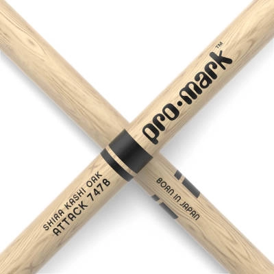 Shira Kashi Oak 747B \'\'Super Rock\'\' Wood Tip Drumstick