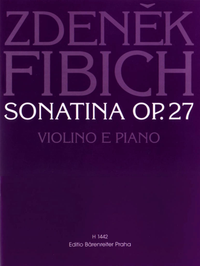 Sonatine op. 27 - Fibich - Violin/Piano