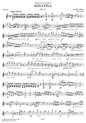 Sonatine op. 27 - Fibich - Violin/Piano