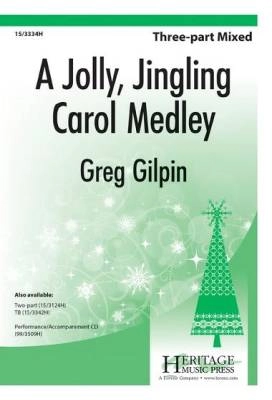 A Jolly, Jingling Carol Medley - Gilpin - 3pt Mixed