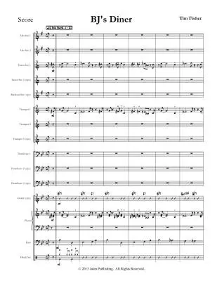 BJ\'s Diner - Fisher - Jazz Ensemble - Gr. Very Easy