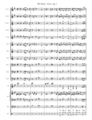 BJ\'s Diner - Fisher - Jazz Ensemble - Gr. Very Easy