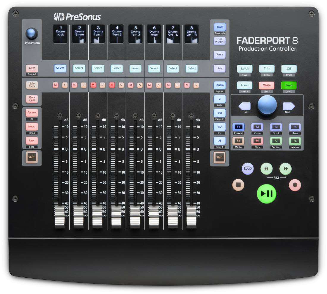 FaderPort 8 8-Channel USB MIDI Controller