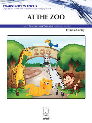 FJH Music Company - At the Zoo - Costley - Early Elementary/Elementary Piano - Book