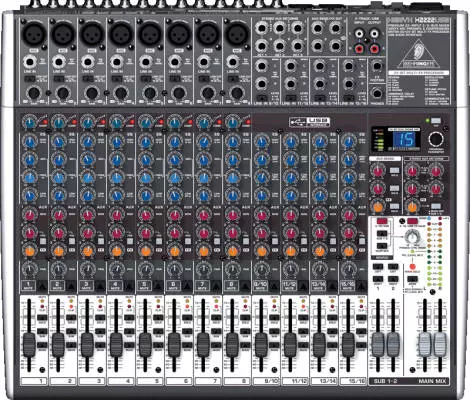 Behringer - X2222USB - 22 Input 2/2 Bus Mixer with EFX and USB