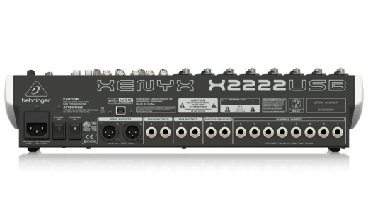 X2222USB - 22 Input 2/2 Bus Mixer with EFX and USB