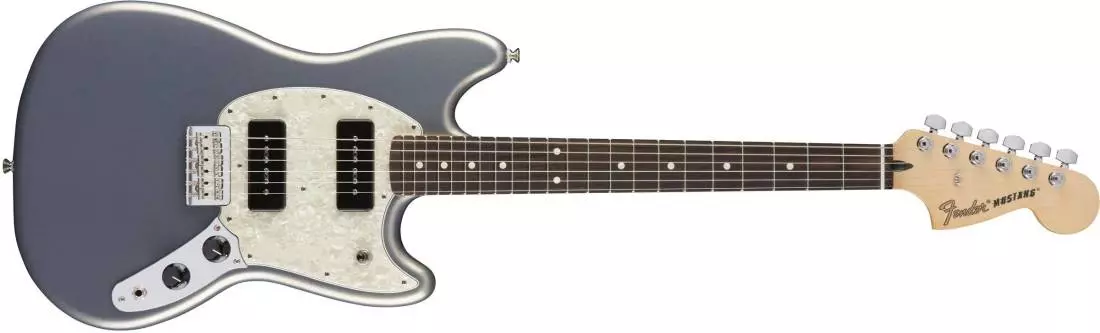 Mustang 90, Rosewood Fingerboard - Silver