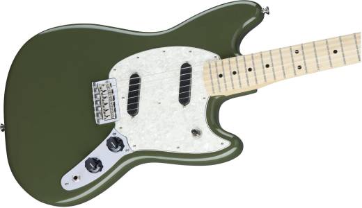 Fender Mustang, Maple Fingerboard - Olive | Long & McQuade