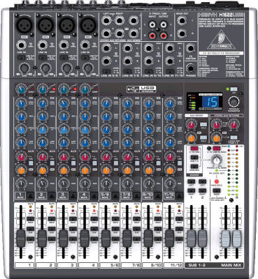 Behringer - X1622 USB - 16 Input 2/2 Bus Mixer with EFX and USB