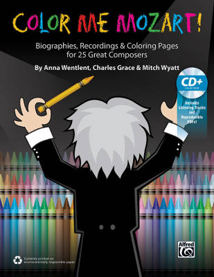 Alfred Publishing - Color Me Mozart! - Wentlent/Grace/Wyatt - Book/CD