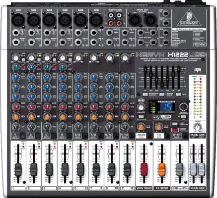 X1222 USB - 16 Input 2/2 Mixer with EFX and USB