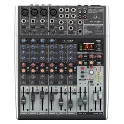 Behringer - XENYX X1204 USB - 12 Input 2/2 Bus Mixer with EFX and USB
