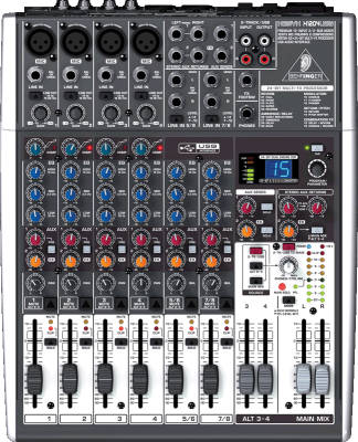 Behringer - X1204 USB - 12 Input 2/2 Bus Mixer with EFX and USB