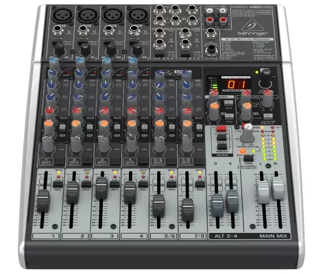 XENYX X1204 USB - 12 Input 2/2 Bus Mixer with EFX and USB