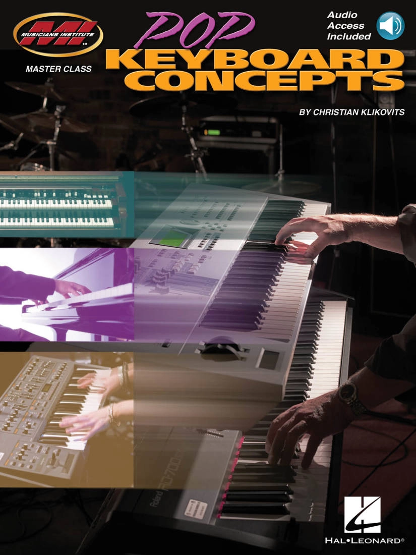 Pop Keyboard Concepts: Musicians Institute Master Class - Klikovits - Book/Audio Online