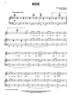 Ride - Joseph - Piano/Vocal/Guitar - Sheet Music