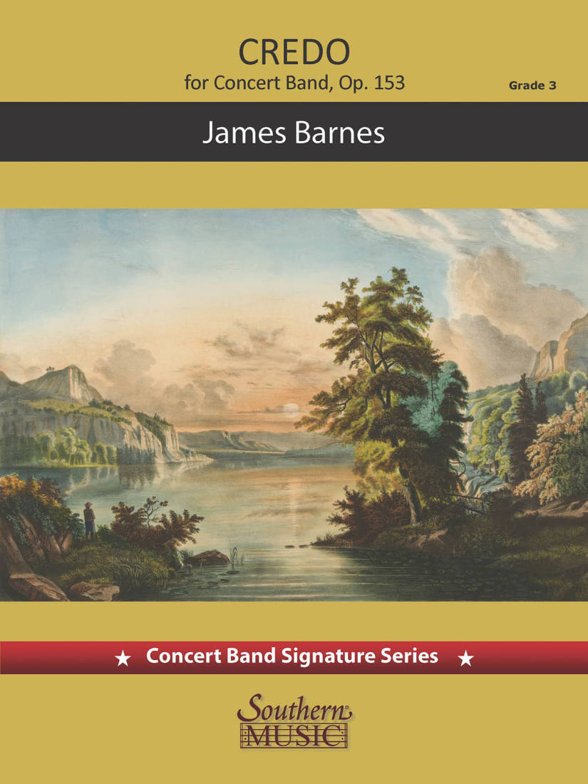Credo for Concert Band, Op.153 - Barnes - Concert Band - Gr. 3