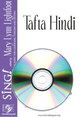 Choristers Guild - Tafta Hindi - Middle Eastern Folk/Gilpin - Performance/Accompaniment CD