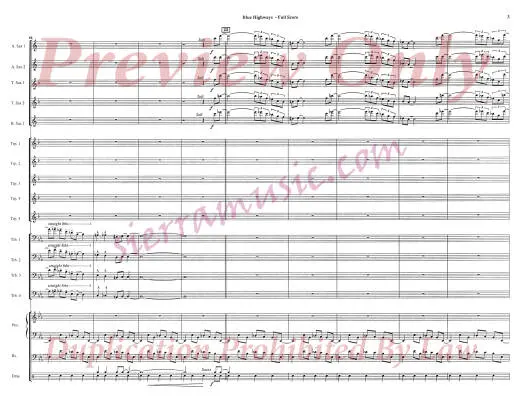 Blue Highways - Ferguson - Jazz Ensemble - Gr. Medium-Advanced