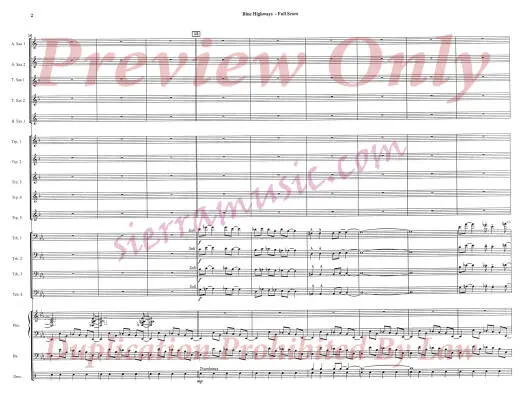 Blue Highways - Ferguson - Jazz Ensemble - Gr. Medium-Advanced