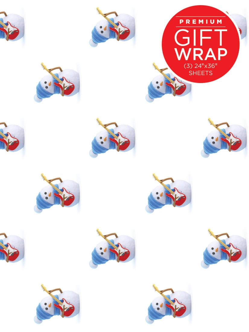 Wrapping Paper: Snowman Theme - 3 Sheets (24\'\'x36\'\')