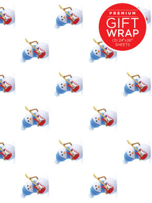 Wrapping Paper: Snowman Theme - 3 Sheets (24\'\'x36\'\')