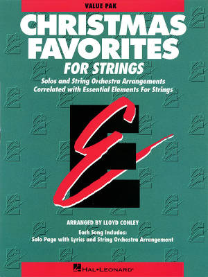 Hal Leonard - Essential Elements Christmas Favorites for Strings - Conley - Value Pack