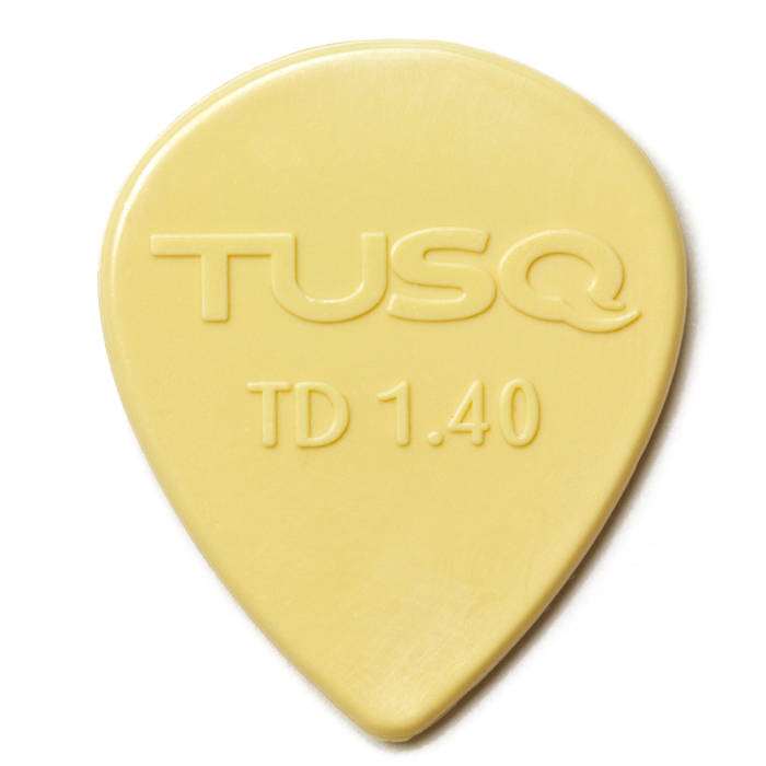 TUSQ Tear Drop Pick 1.40mm 6 Pack - Warm Tone