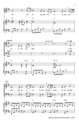 For All That You Have Done (As Family We\'ll Go) - Sorenson - SATB