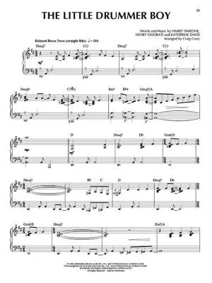 Jazzy Christmas Tunes - Curry - Solo Piano - Book