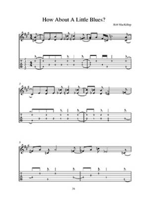 DADGAD Blues: Easy to Intermediate - MacKillop - Guitar TAB - Book/Audio Online