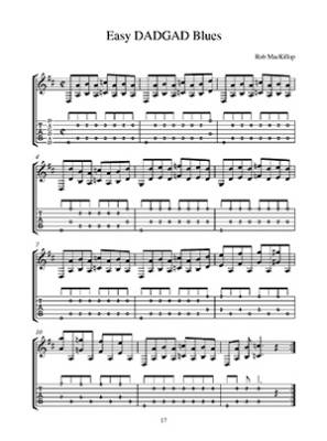 DADGAD Blues: Easy to Intermediate - MacKillop - Guitar TAB - Book/Audio Online