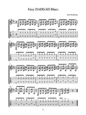 DADGAD Blues: Easy to Intermediate - MacKillop - Guitar TAB - Book/Audio Online