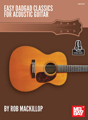 Mel Bay - Easy DADGAD Classics for Acoustic Guitar - MacKillop - Guitar TAB - Book/Audio Online