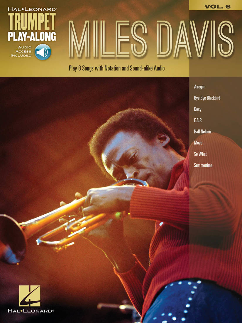 Miles Davis: Trumpet Play-Along Volume 6 - Book/Audio Online